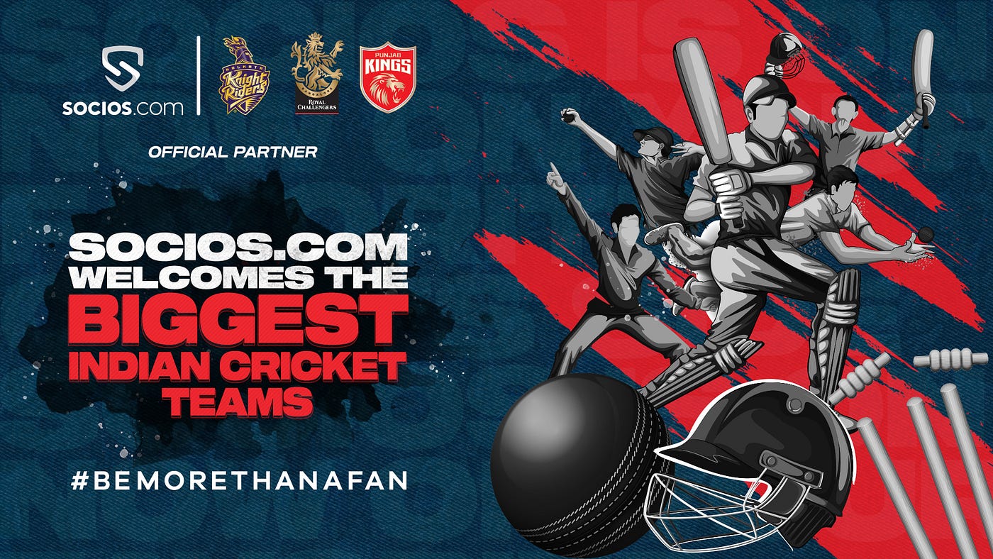 Three Ipl Franchises Join Socios Com S Network Of Major Global Sporting Properties By Chiliz Chiliz Medium Three Ipl Franchises Join Socios Com S Network Of Major Global Sporting Properties By Chiliz Chiliz Medium