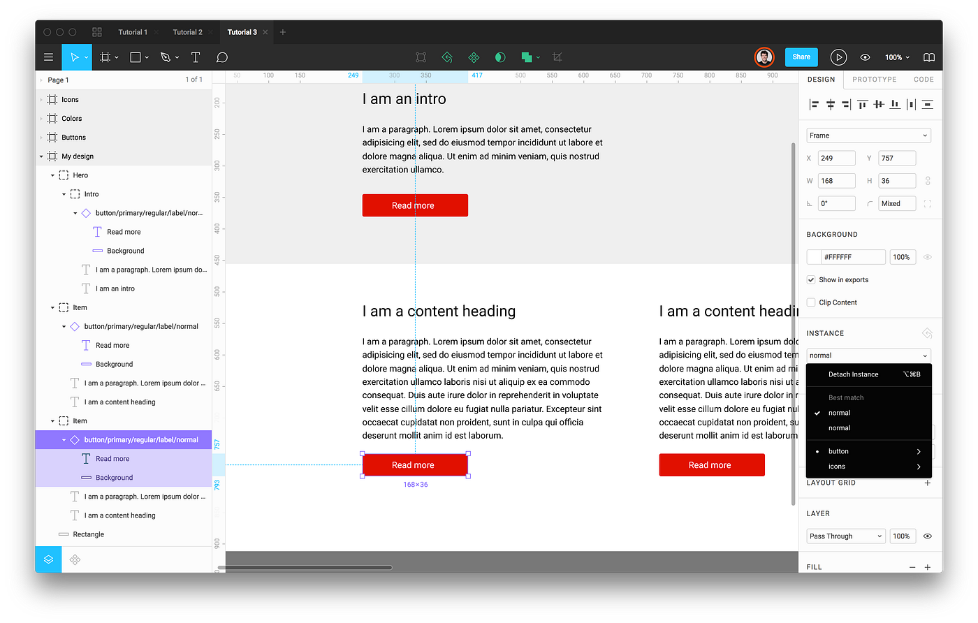 Creating a design system in figma tutorial 3 by johan ronsse medium