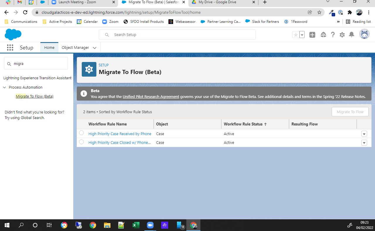 setup force migration tool setup force migration tool