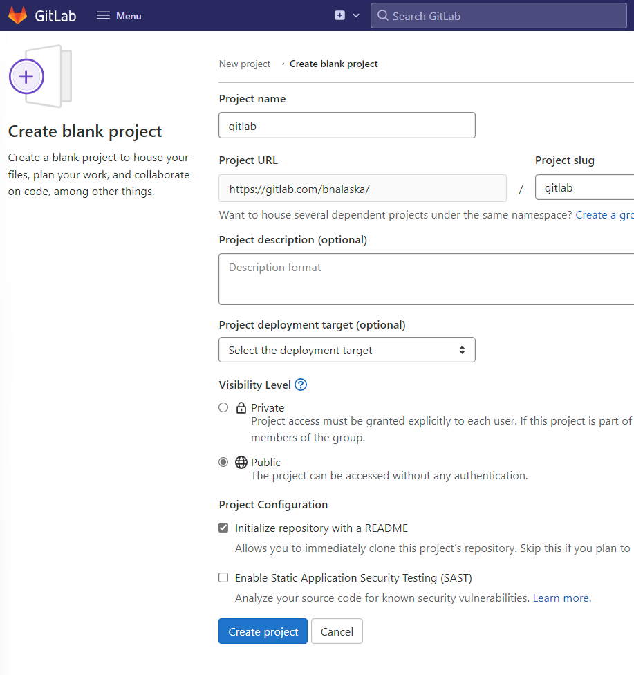 GITLAB Project Intro — Static website | by Bjorn Nielsen | Medium