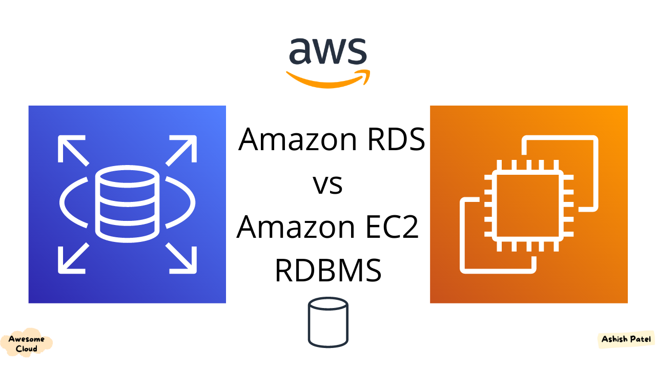 Aws Amazon Rds Vs Amazon Ec2 Relational Databases Comparison By Ashish Patel Awesome Cloud Medium