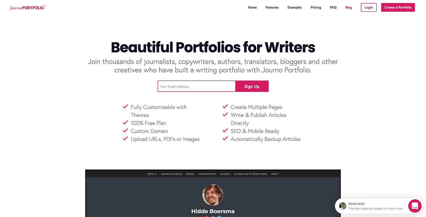 Best Portfolio websites builders. Almost 24 site builders for all