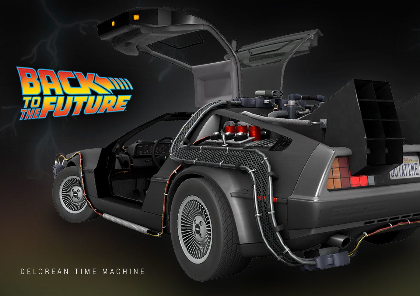 Real Time Machine Back To The Future
