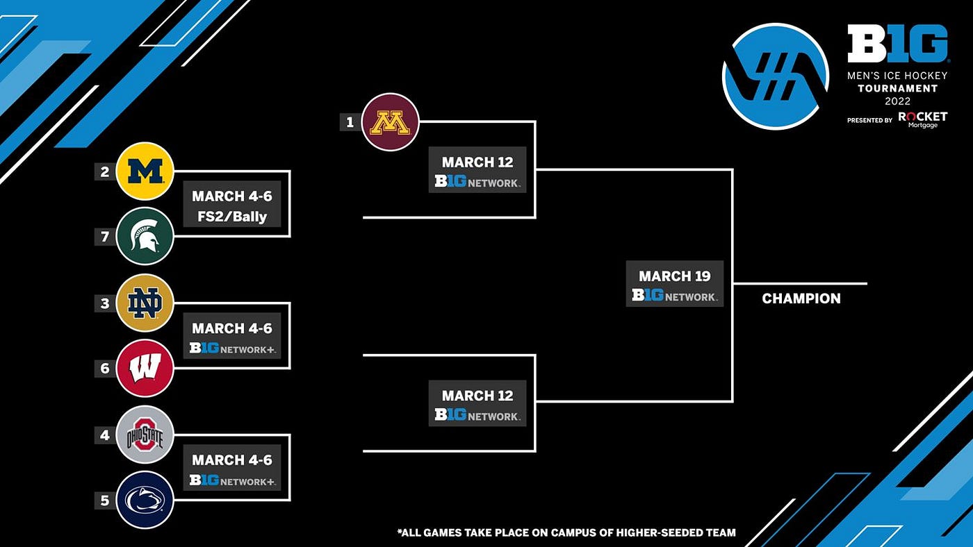 Michigan Hockey Finishes Second in the Big Ten Conference by Tyler