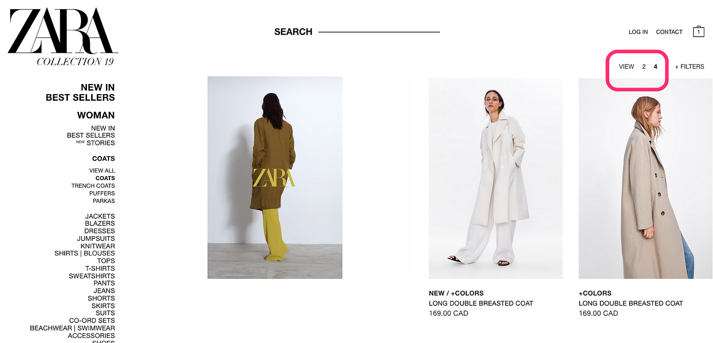 Usability Analysis of 3 Popular fashion websites — H&M, Levi's, Zara | by  Maggie Li | Medium