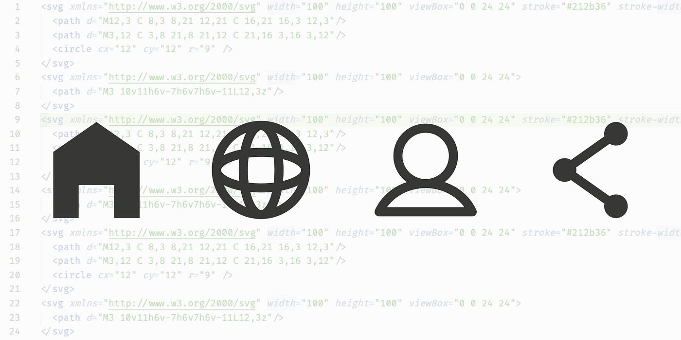 Code Simple Svg Icons Home Globe Profile Share By Chris Wilkinson Level Up Coding Code Simple Svg Icons Home Globe Profile Share By Chris Wilkinson Level Up Coding
