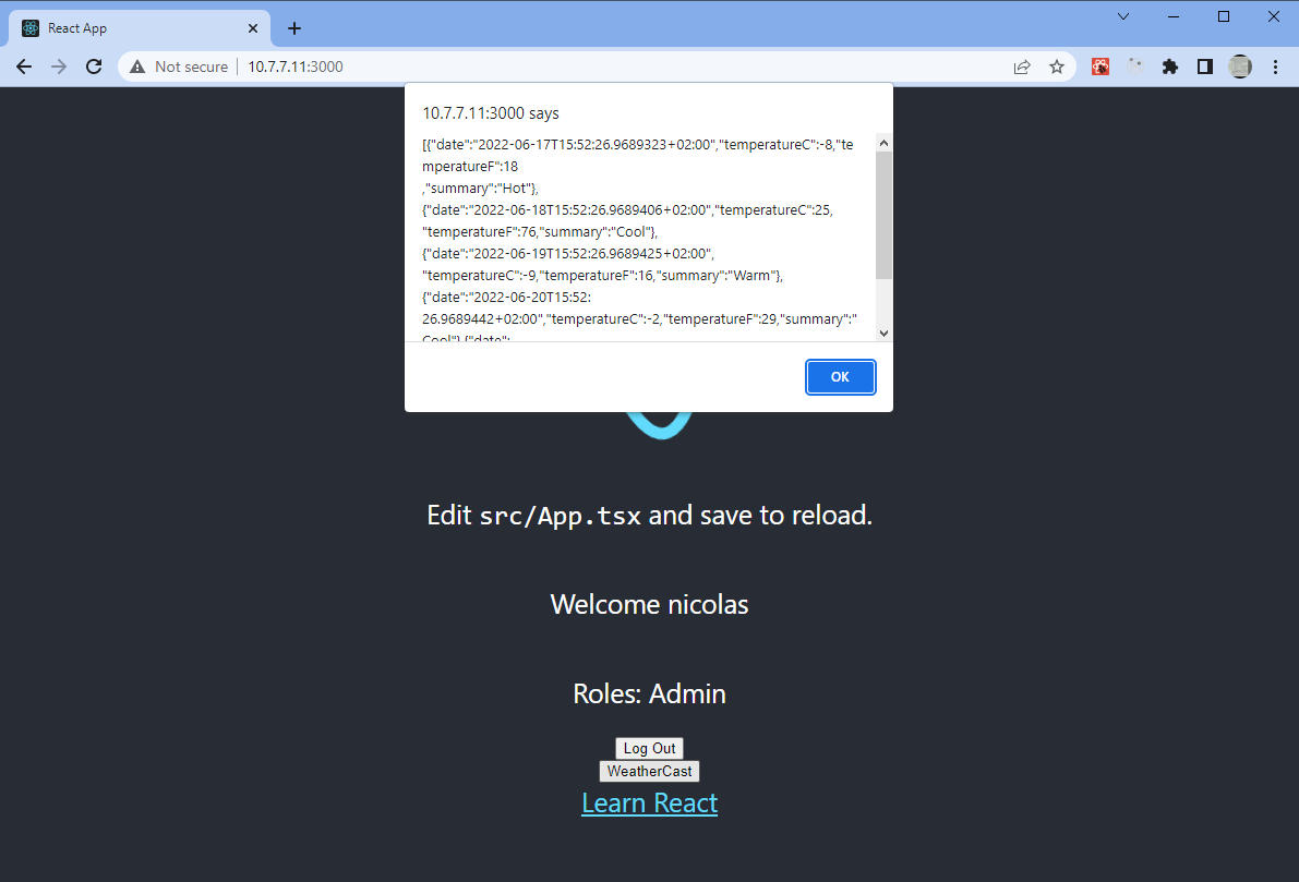 Part Four: Security in React and WebApi in ASP.NET Core C# with  authentication and authorization by KeyCloak | by Nicolas Barlatier | Dev  Genius