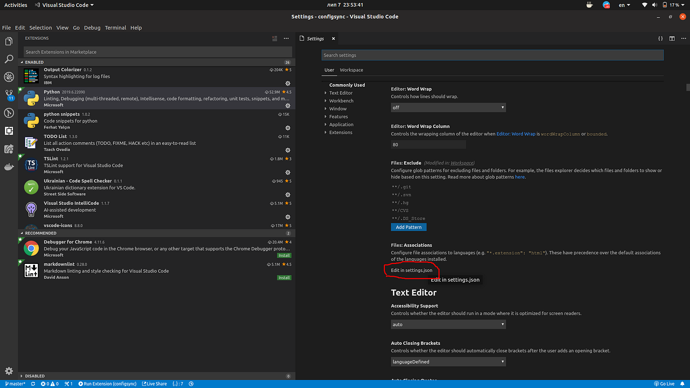 settings needed on a python text editor settings needed on a python text editor