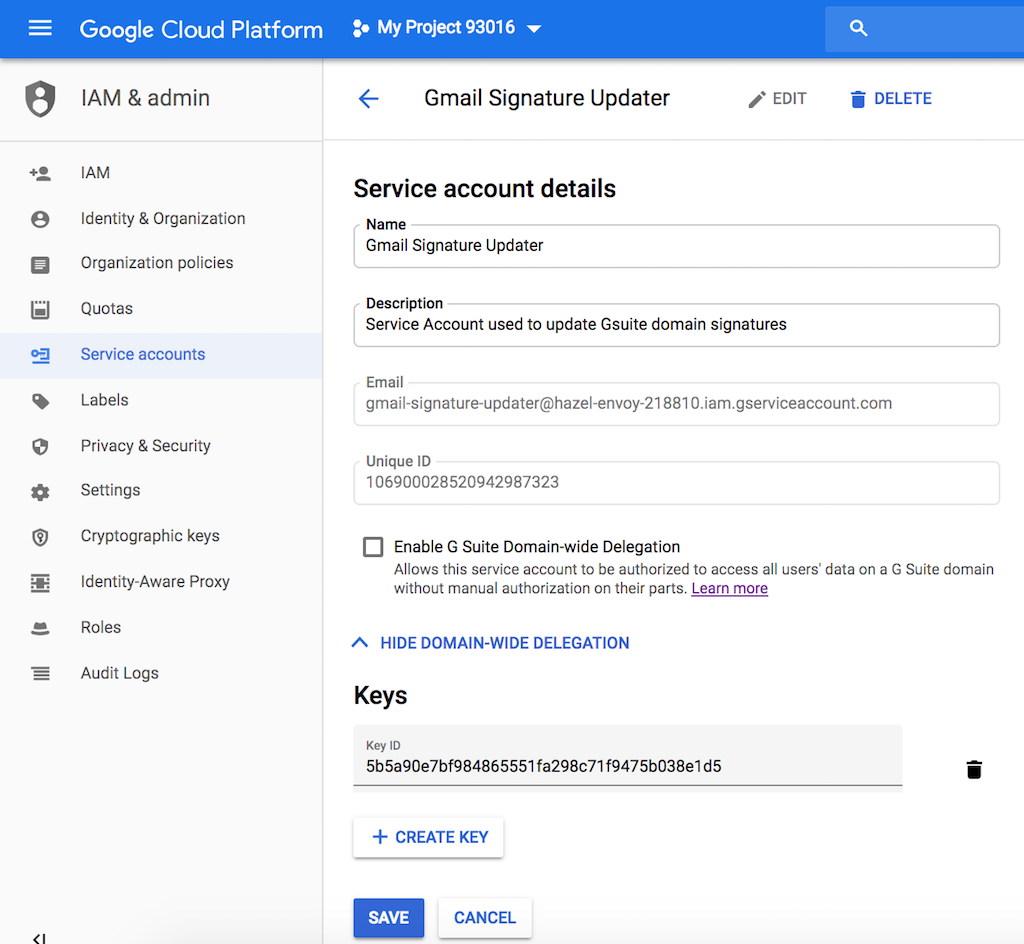 Access GSuite APIs on your domain using a service account | by Will van der  Leij | Medium