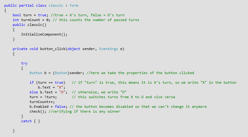 Tictactoe Windows Forms App In C By Irina Andreea Medium