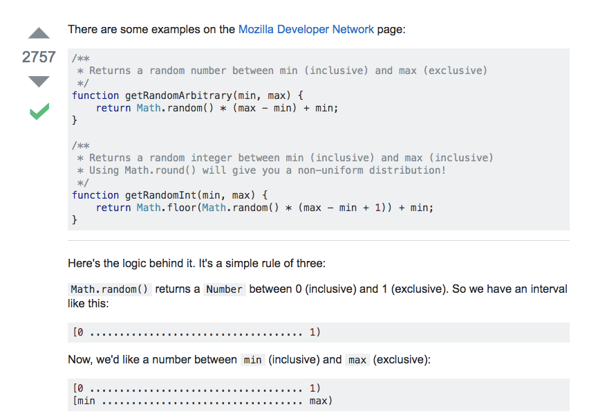 What I learned from reading random-number-in-range, or how I learned to  love npm packages | by Anthony Ng | codeburst