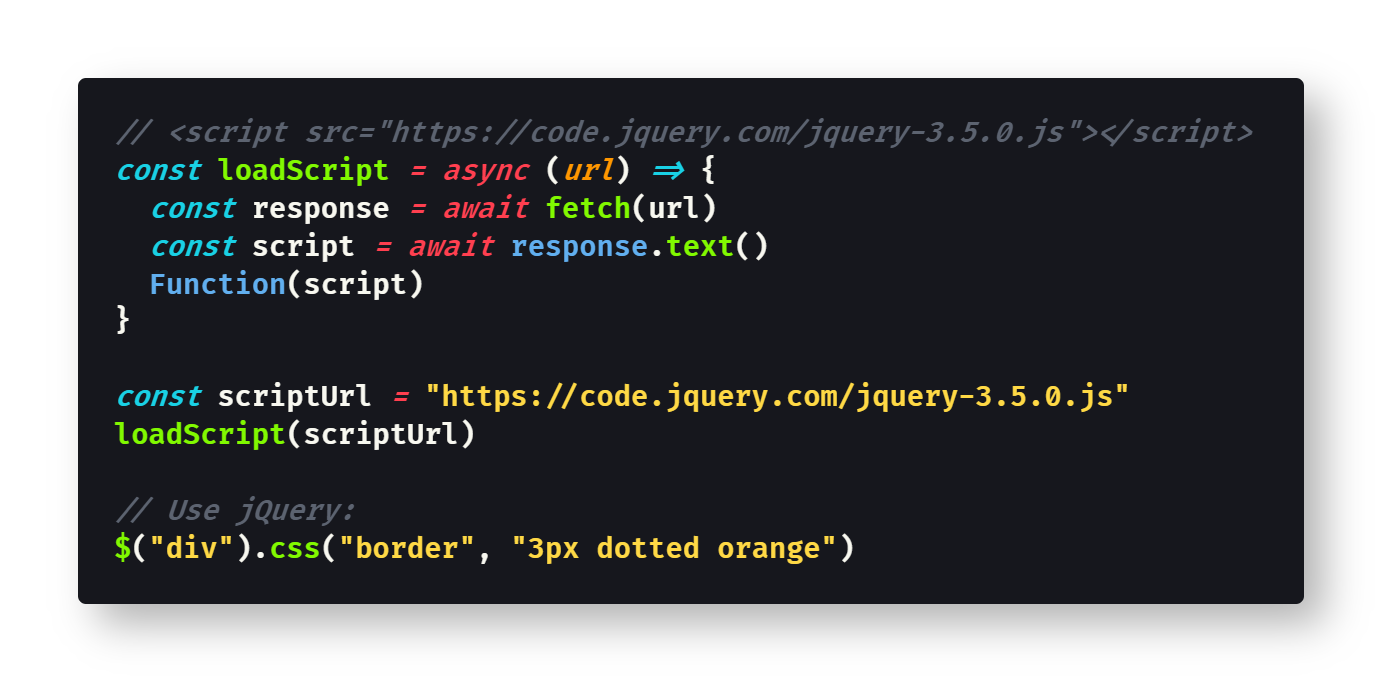 How to Load External JavaScript Files From the Browser Console | by Dr.  Derek Austin 🥳 | Level Up Coding