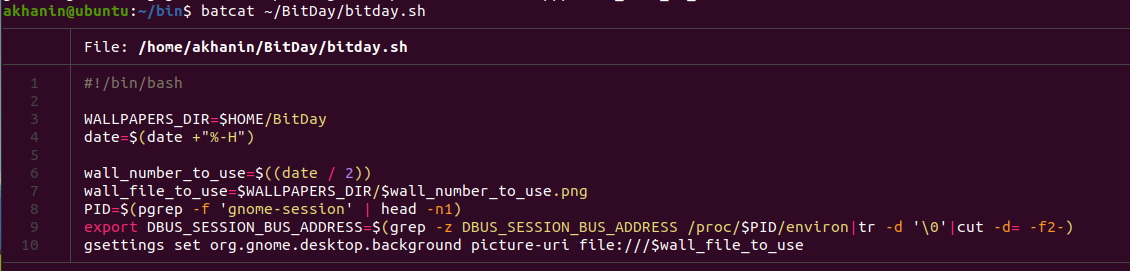 The Bitday Wallpaper Changer Installer Bash Script 3000 By Alex Khanin Medium The Bitday Wallpaper Changer Installer Bash Script 3000 By Alex Khanin Medium