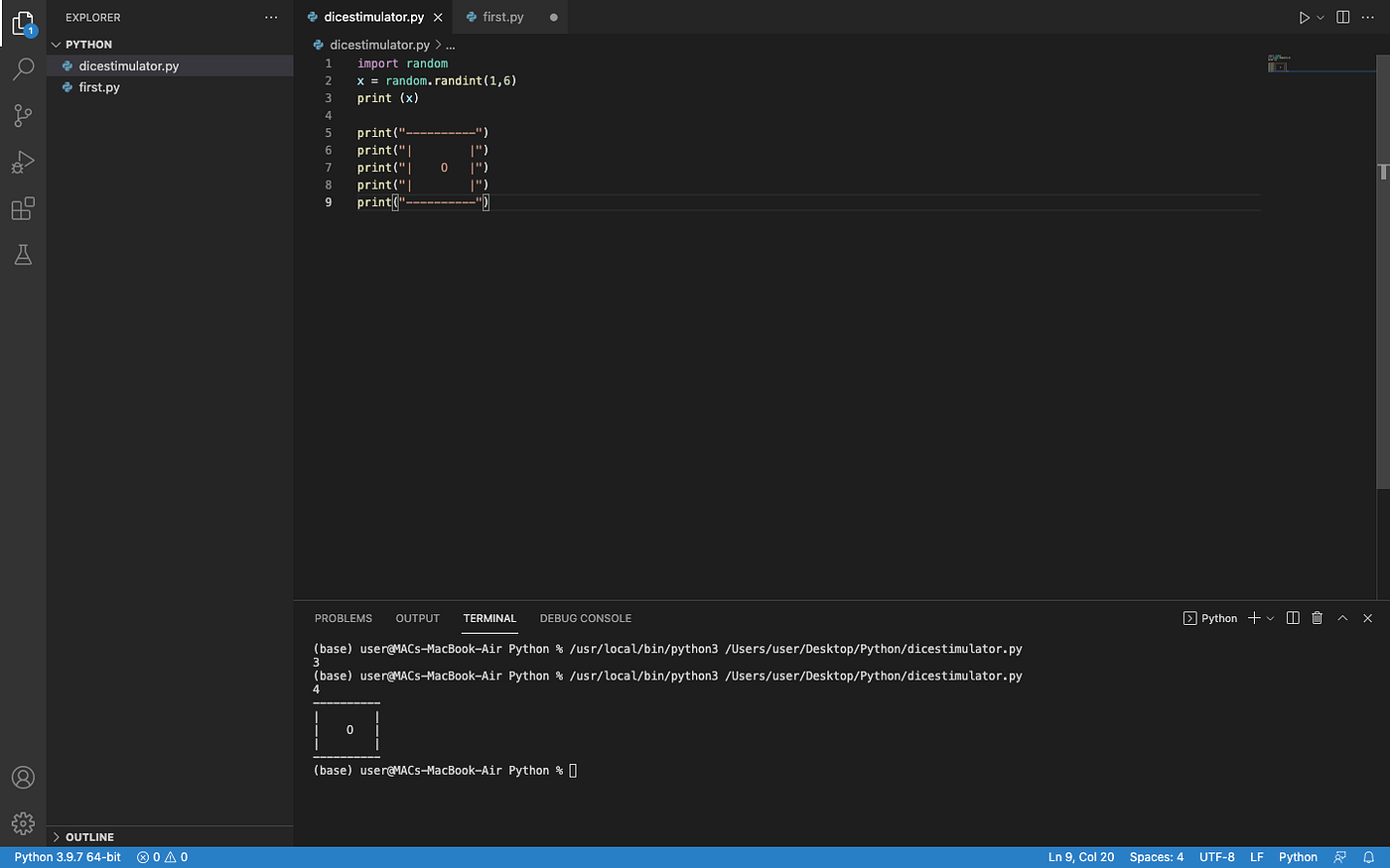 Python Building Dice Simulator. As a DevOps engineer, it is necessary