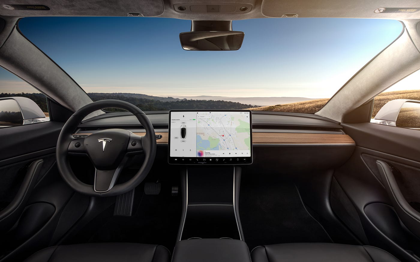 What Tesla's Model 3 UI reveals about its vision for the future | by Tom  Johnson | Figma Design | Medium