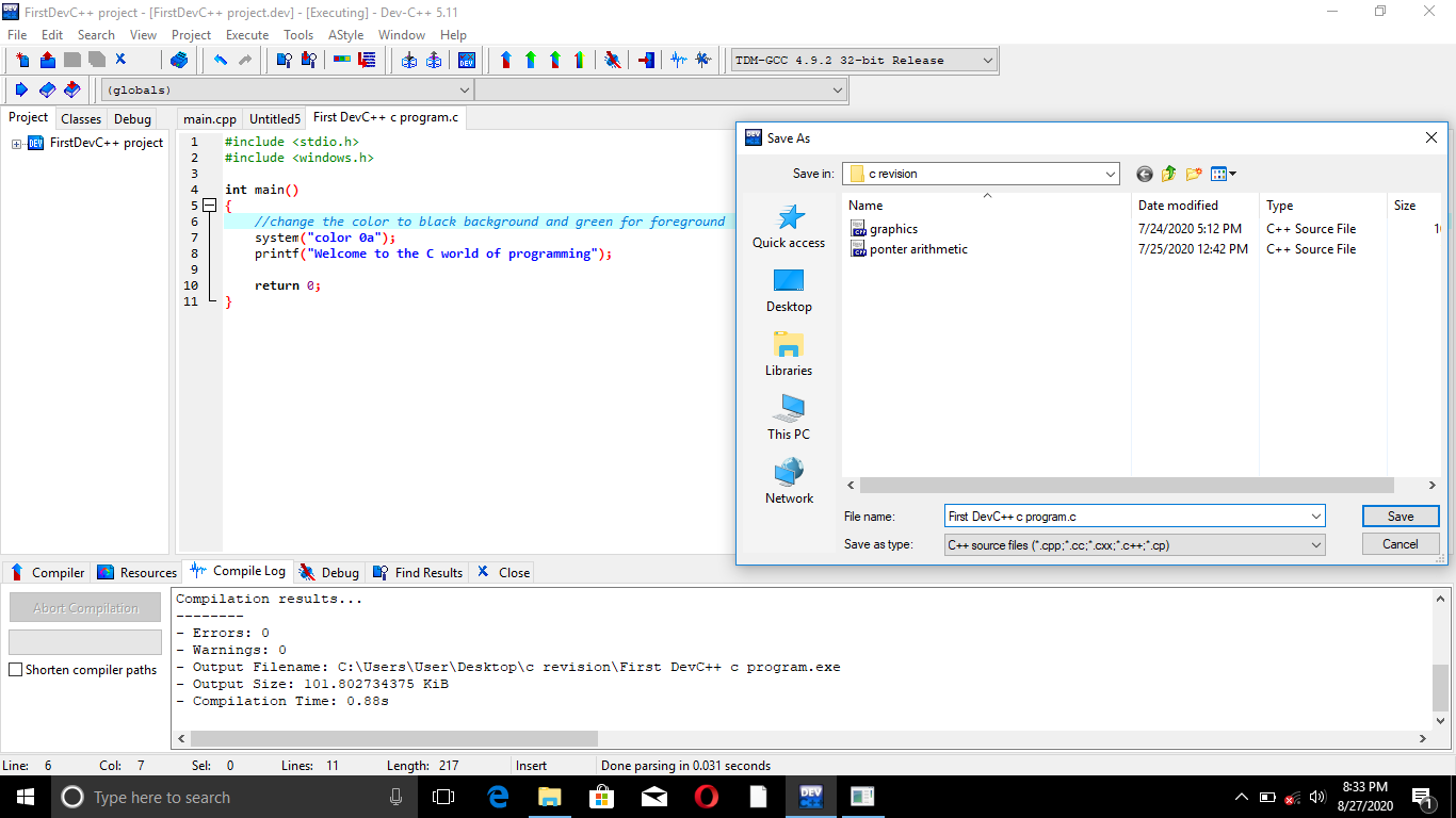 Getting Started With DEVC++ For Begginers.Part 1. | by Bunny The ...