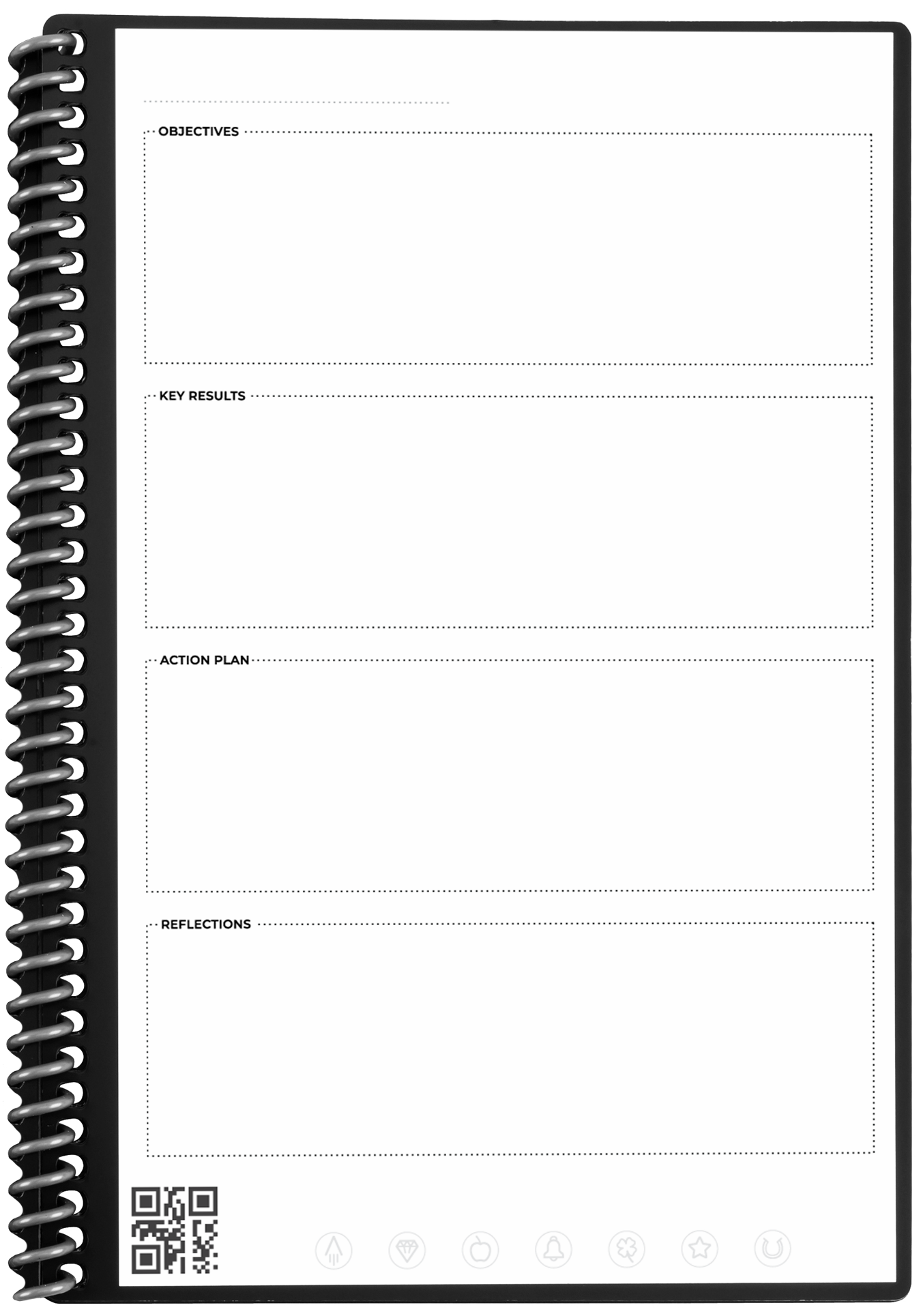 Rocketbook Fusion - Cahier de Notes Effacable, To Do List Bloc