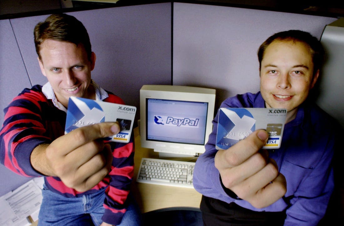 PayPal, la empresa de Peter Thiel e Elon Musk se convertiría en líder de los pagos online.