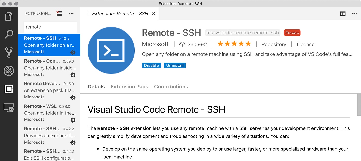 Connect to your remote servers from Visual Studio Code | by Sujay Pillai |  Medium