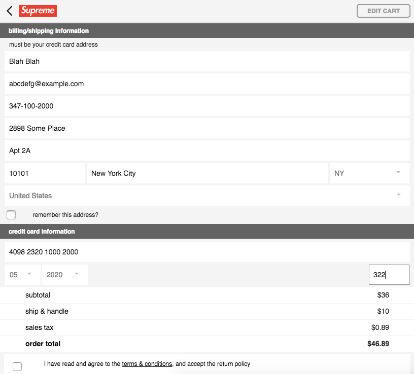 supreme mobile site