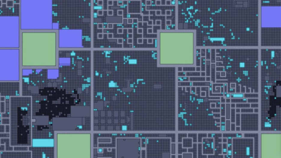 Virtual LAND parcels in Decentraland that can be rented or customized and sold. Source: DeFi Republic