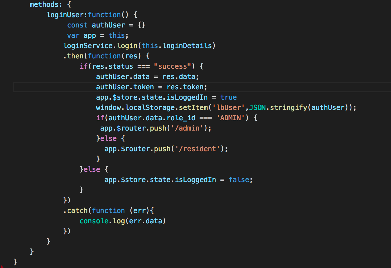 Role Based Authentication using Vue.js 2 | by Manoj Kumar S | Medium