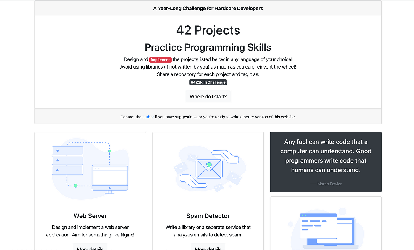 42 Projects to Practice Programming Skills | by Vardan Grigoryan ...