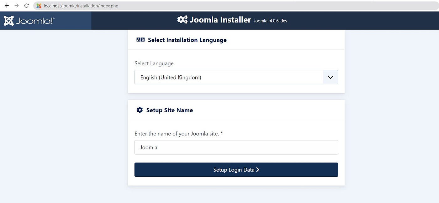 Setup Site Name in Joomla