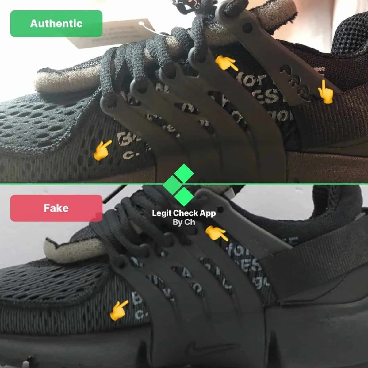 How To Spot Fake Off White Presto Black Real Vs Fake Off White Nike Air Presto Black Legit Check By Ch By Legit Check By Ch Medium