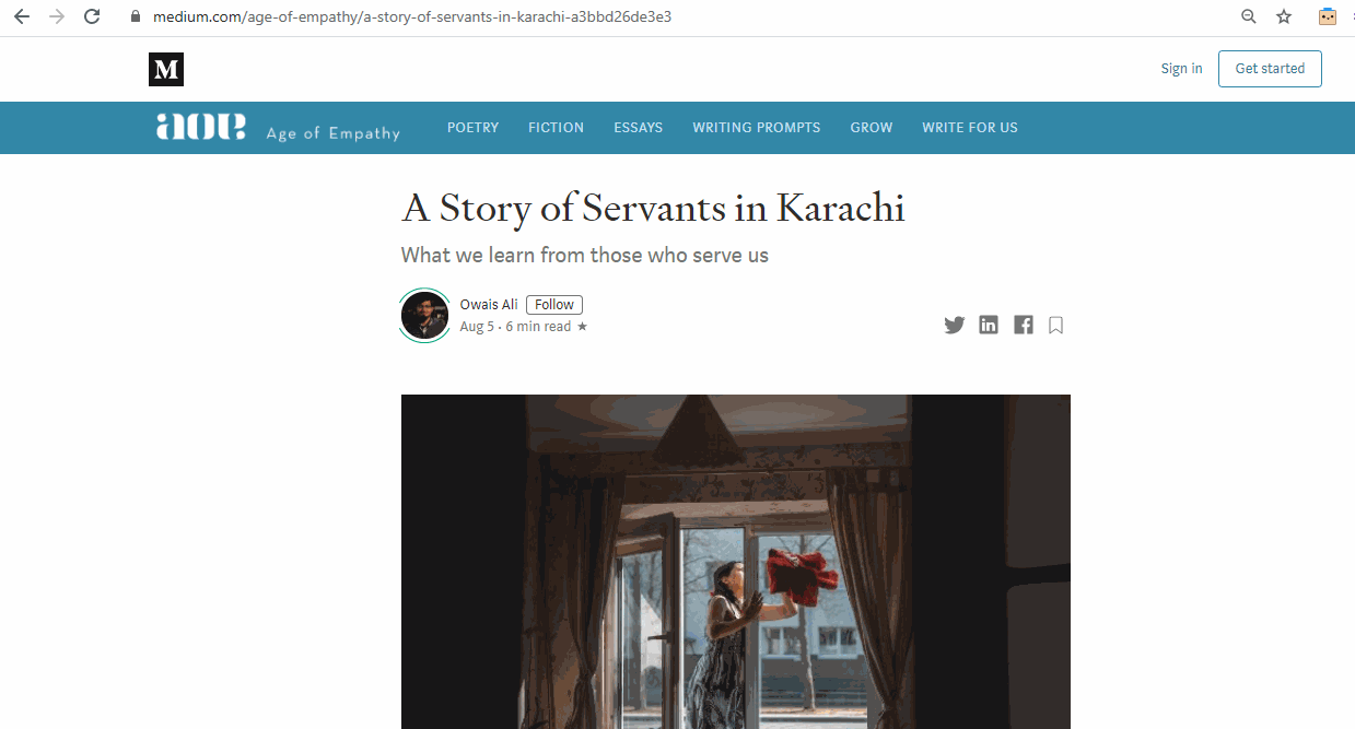 gif of how to unlock and view unlimited premium or locked stories on Medium by disabling cookies
