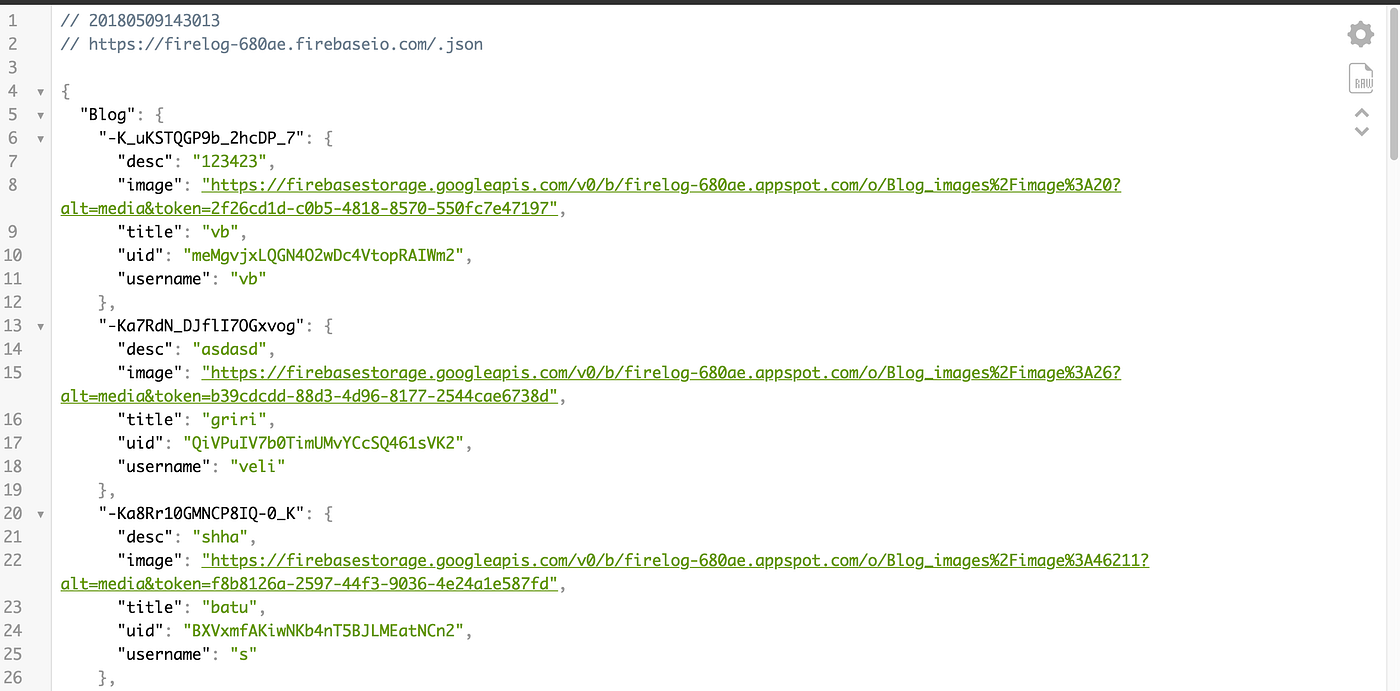 Firebase rest api selamlar herkese sizlere projelerinizde by