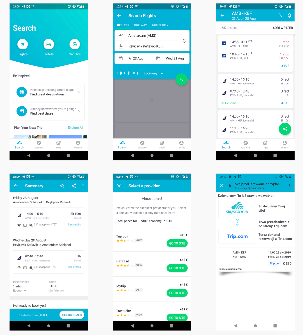 Exploring User Flow In The Skyscanner Mobile App By Kat Jg Medium