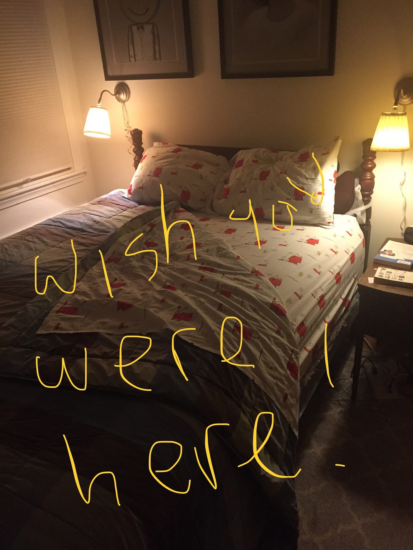 Wish WHO were here The Marital Bed by Kelly Jean Light Aug, 2021