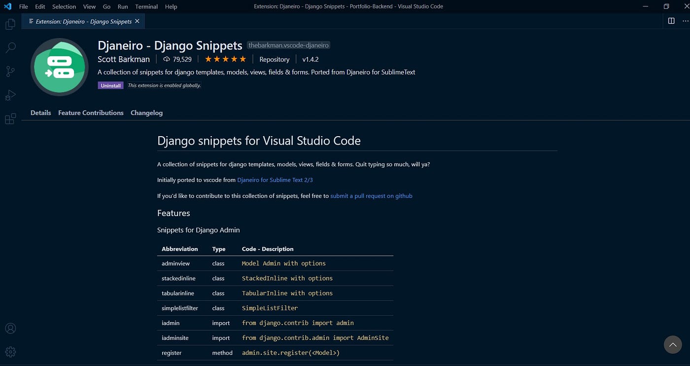 Best visual studio code extensions for python/django | by zain nasir | dev  genius