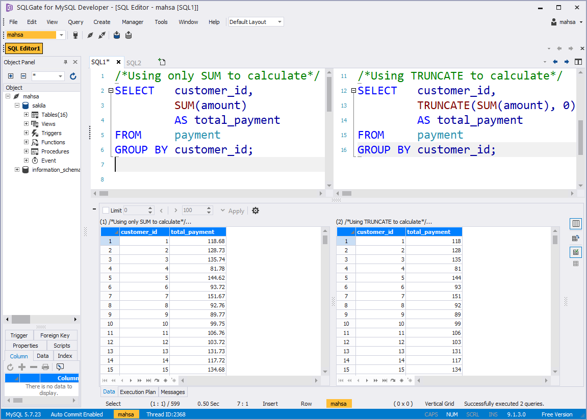 Sql Basic Let S Use Some Numeric Sql Functions Truncate Round Mod By Sqlgate Global Sqlgate Medium