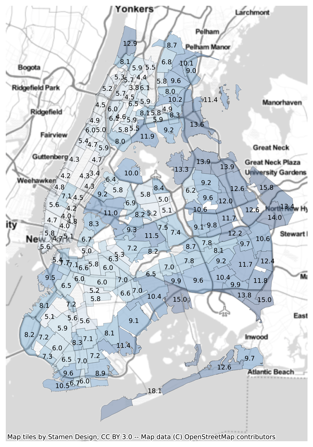 Is there enough space in Manhattan to stay six feet apart? | by András ...