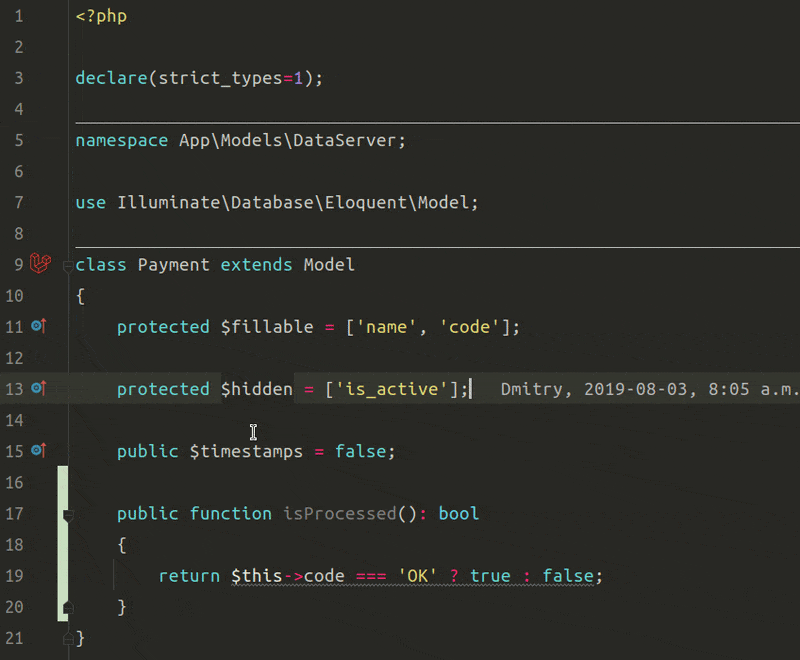 Ternary operator reduction inspection