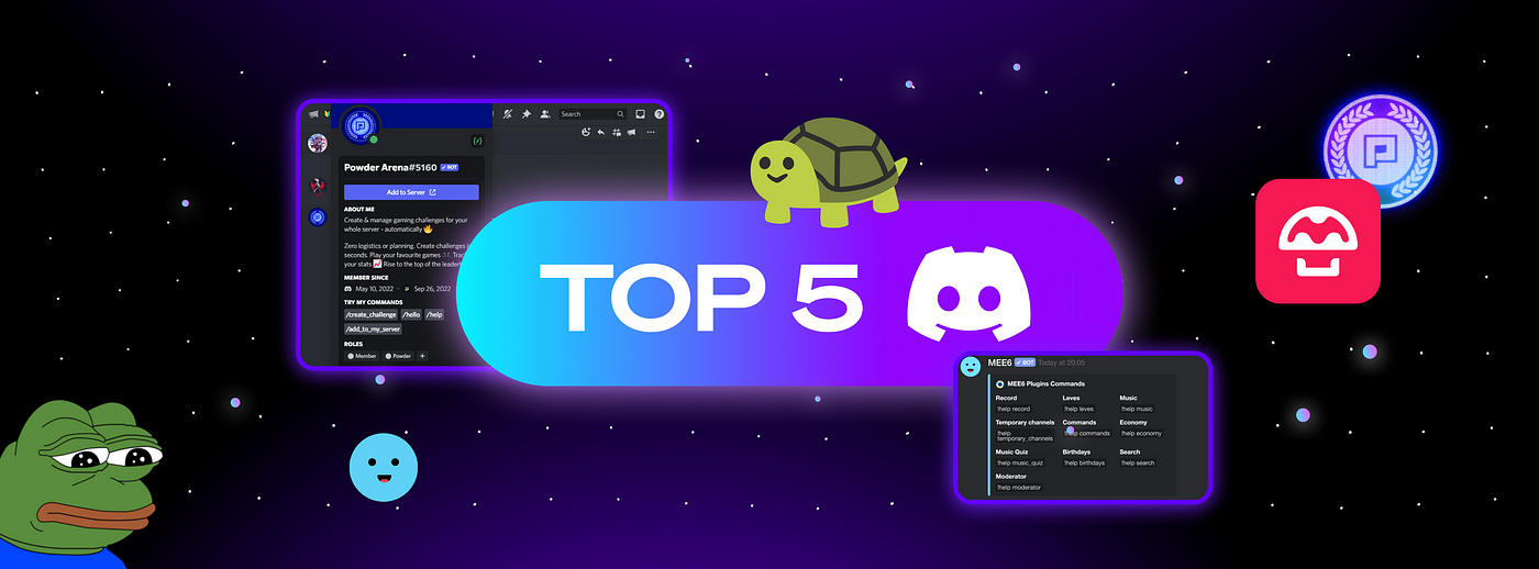 5 Best Gaming Bots to Grow Your Discord Server — With Tutorials! | by  Powder.gg | Medium