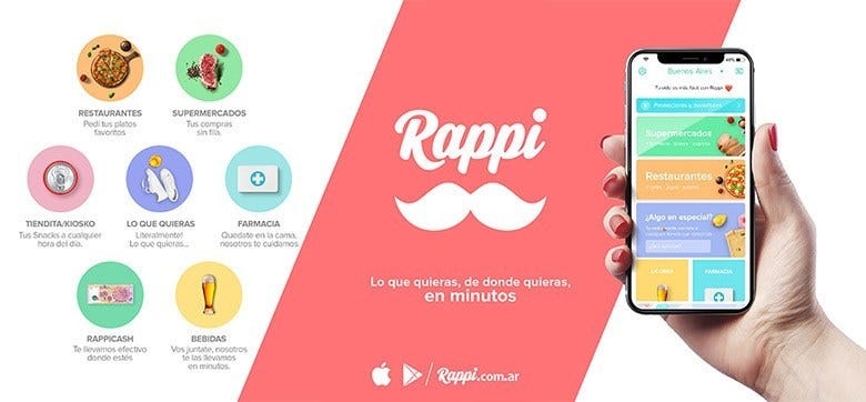 Rappi y la fórmula de su éxito. El servicio de comercio electrónico a