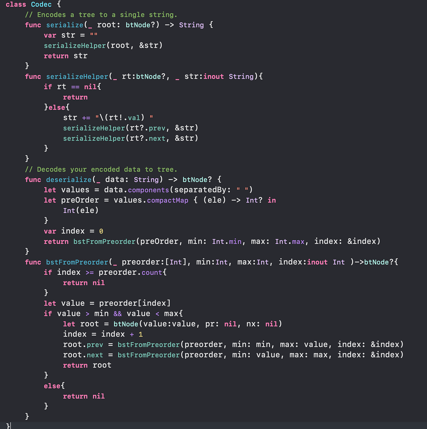 Serialize And Deserialize A Given N-Ary Tree