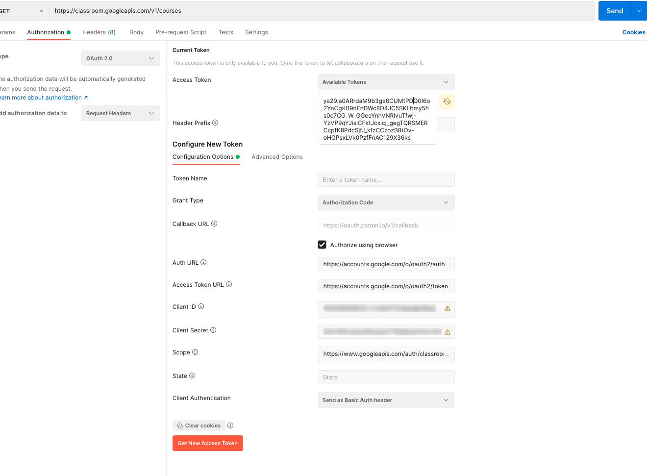 How to get Oauth access token and retrieve data from Google APIs using  Postman | by Francislainy Campos | HMH Engineering