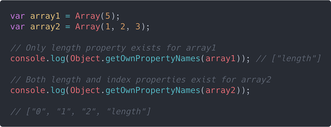 Hacks for Creating JavaScript Arrays | by Glad Chinda | freeCodeCamp ...