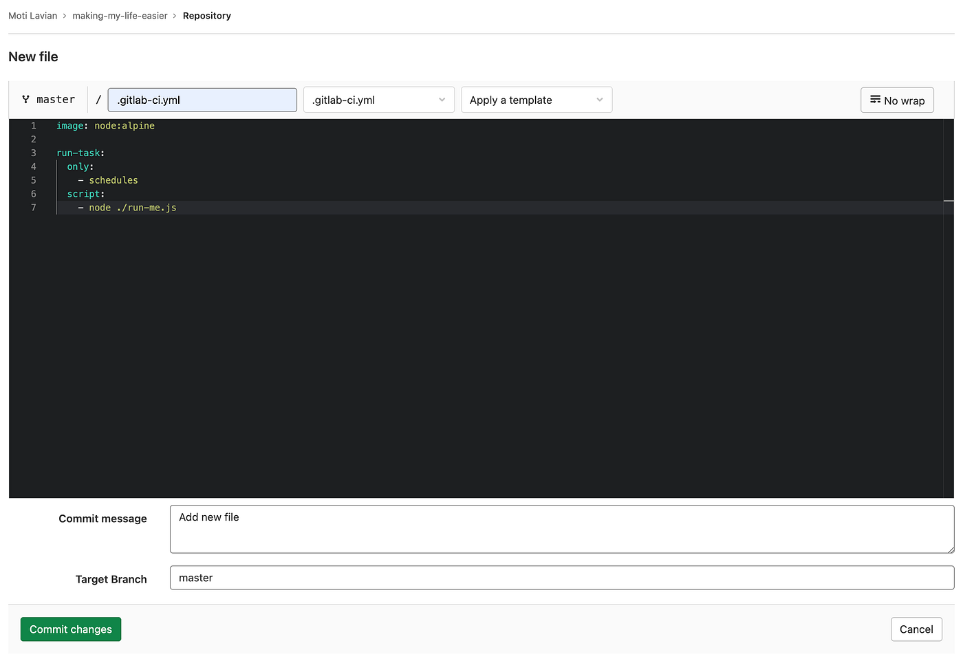 Running scheduled jobs / tasks using GitLab CI/CD by Moti Lavian Medium