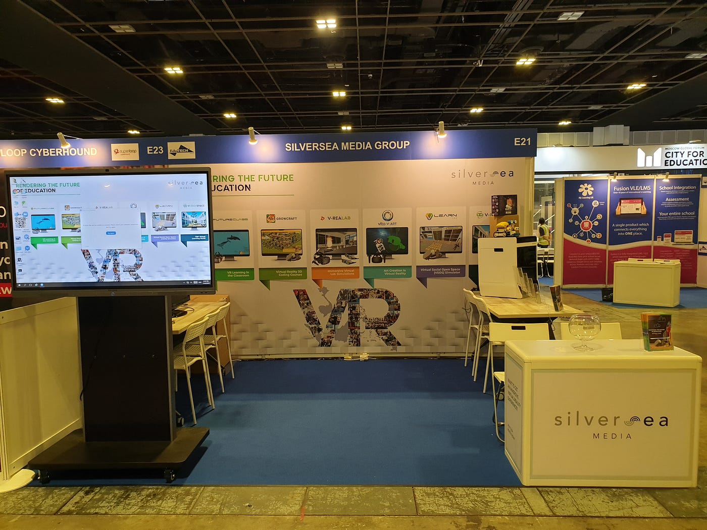 E21 Booth — Silversea Media Group Immersive Experiences