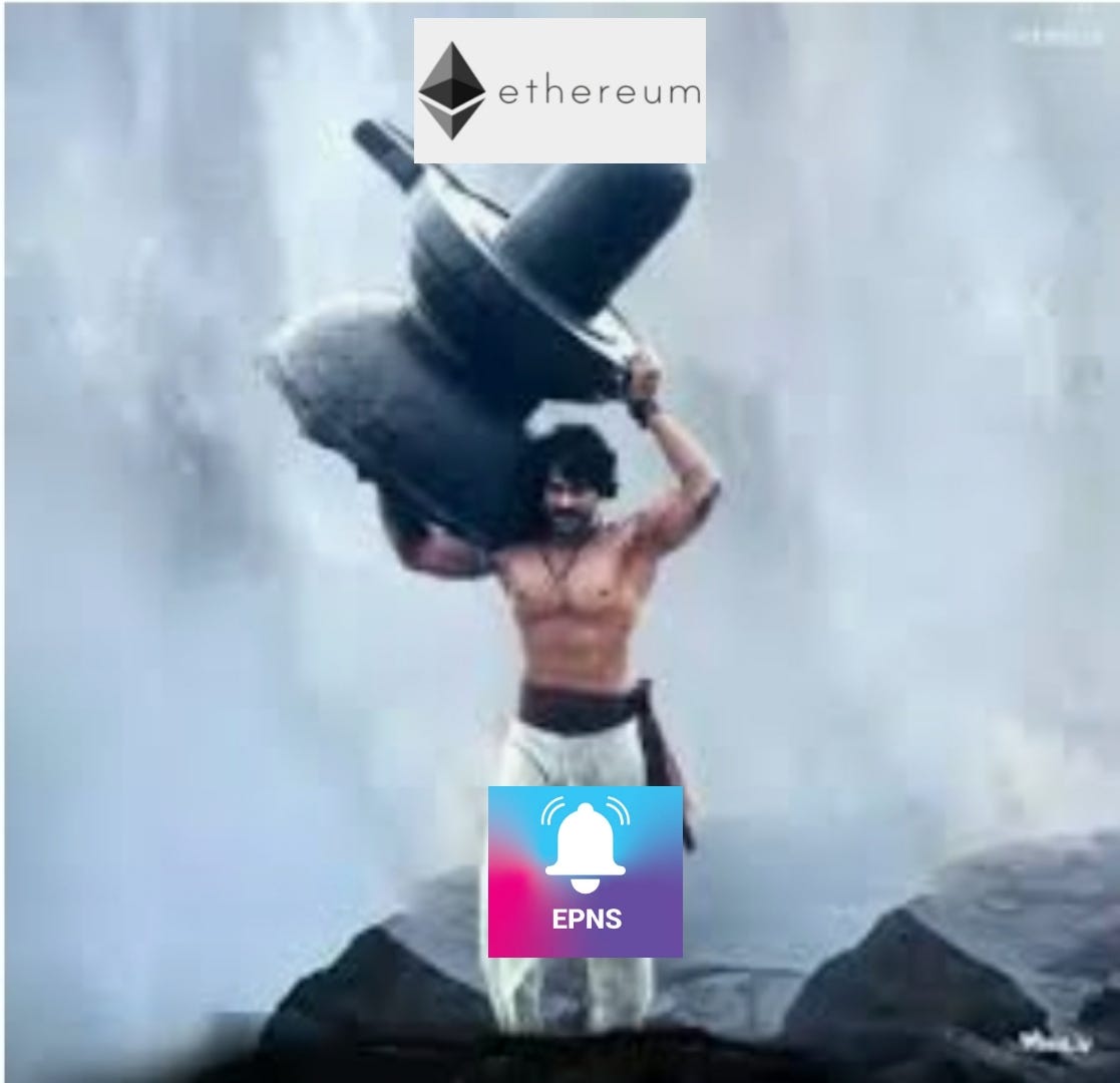 How high can EPNS ( ETHEREUM PUSH NOTIFICATIONS SERVICE) Push token can