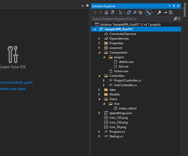 Vue Single Page Application with Core — No Node Js by Deepak