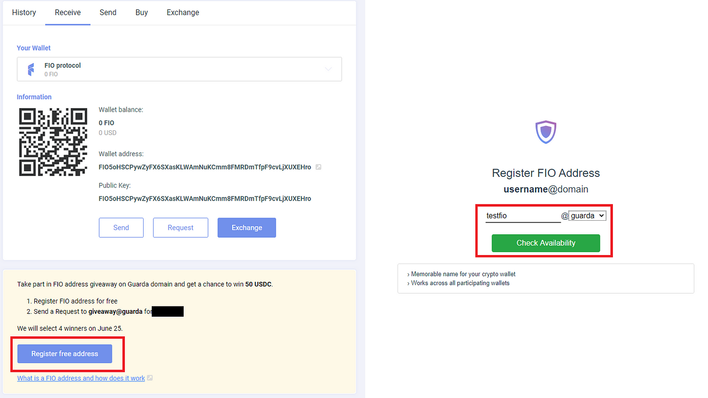 Free FIO Addresses on Guarda Wallet | by FIO | FIO Blog ...