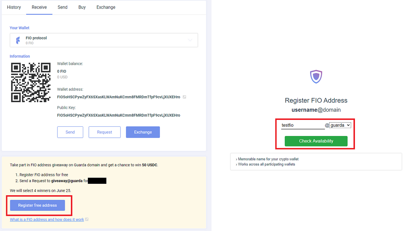 Free FIO Addresses on Guarda Wallet | by FIO | FIO Blog ...