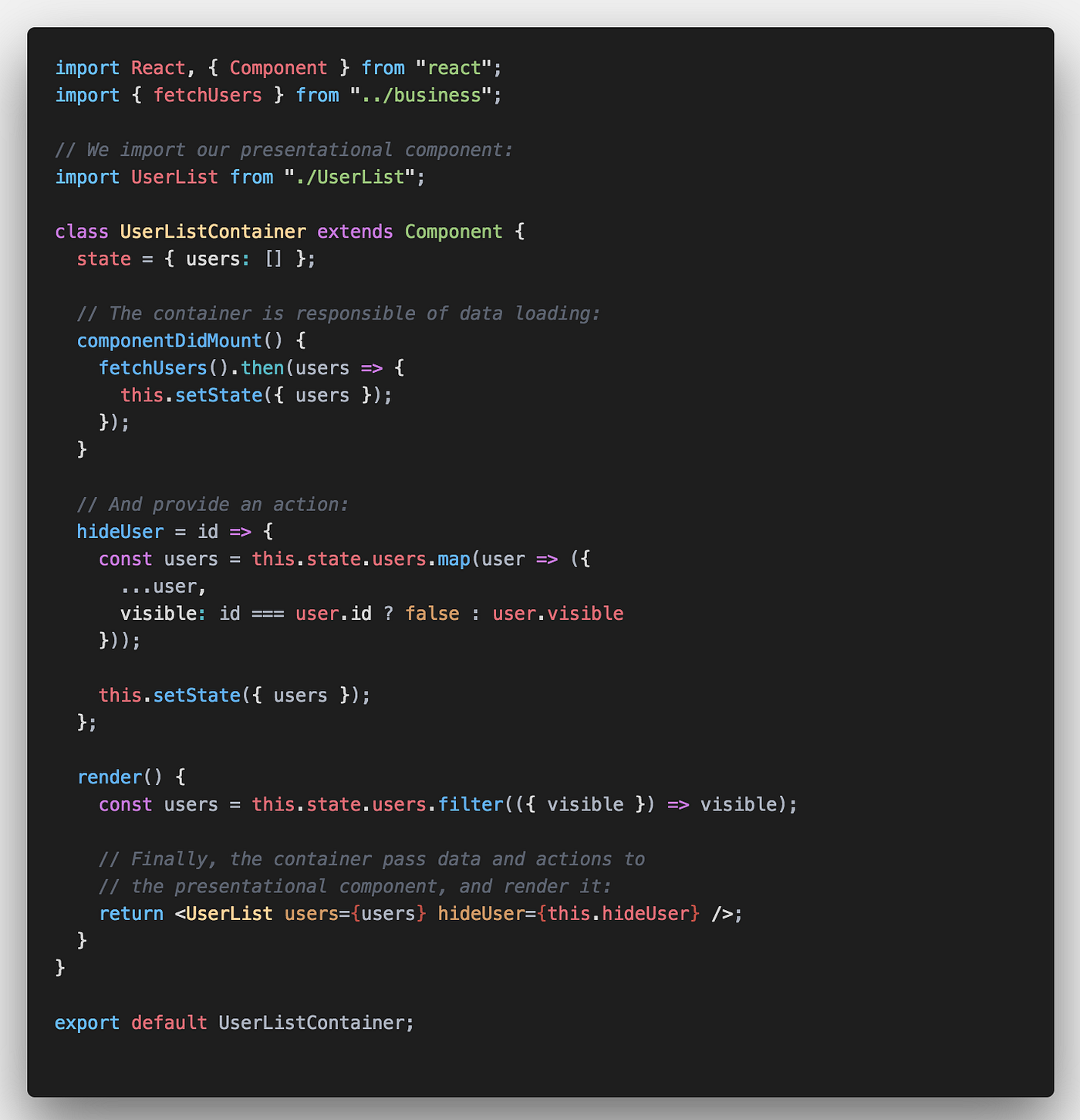 The four React patterns I use the most in 2018 | by Nicolas Cordin | Medium