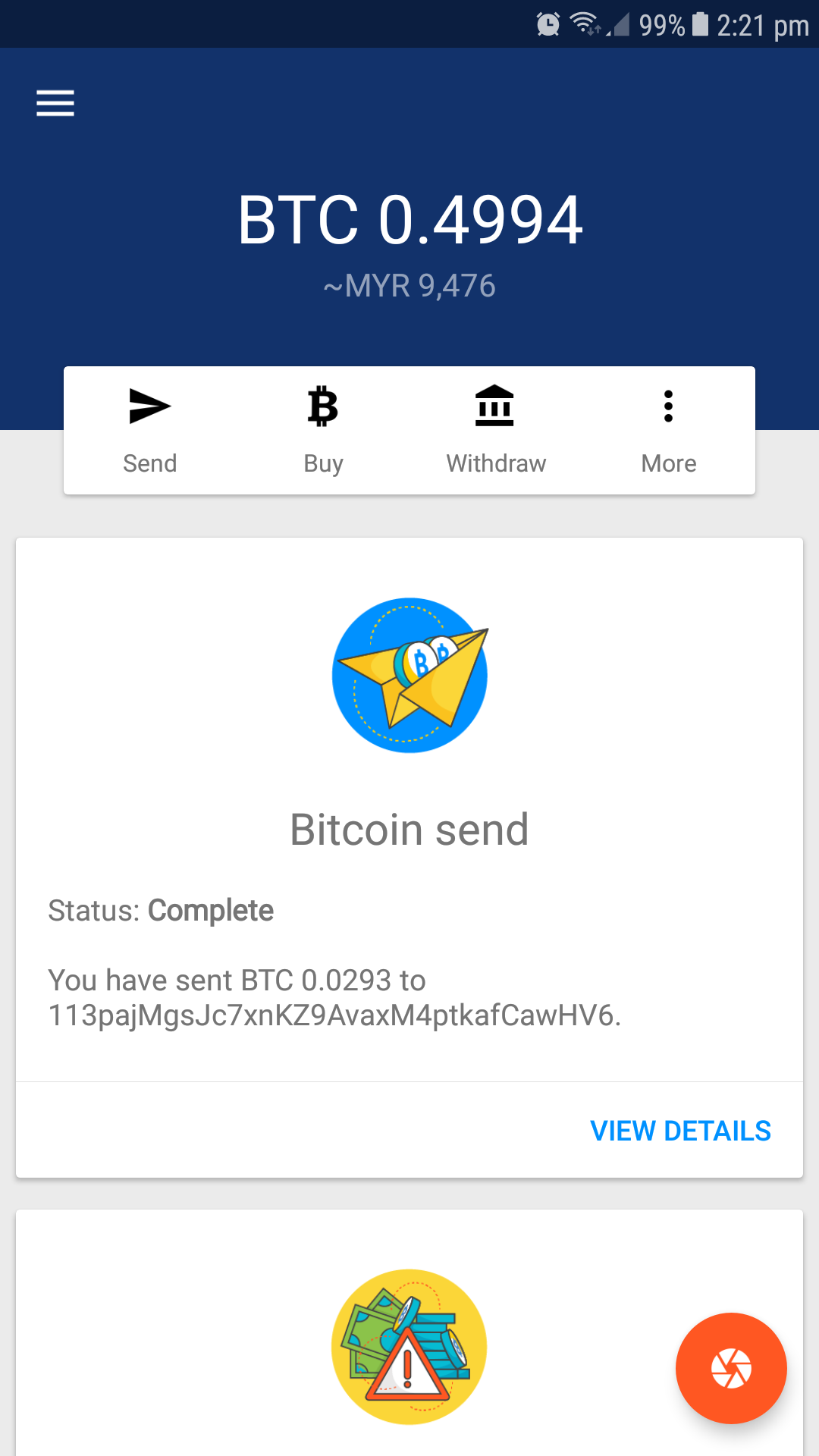 How to send bitcoin on luno app